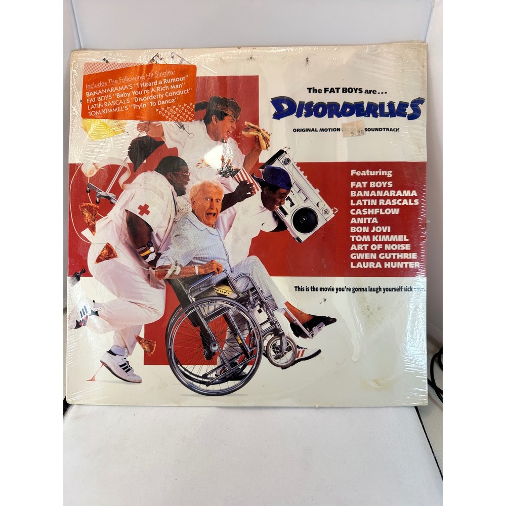 The Fat Boys‎ Disorderlies Soundtrack Vinyl LP Record Original Motion Sealed